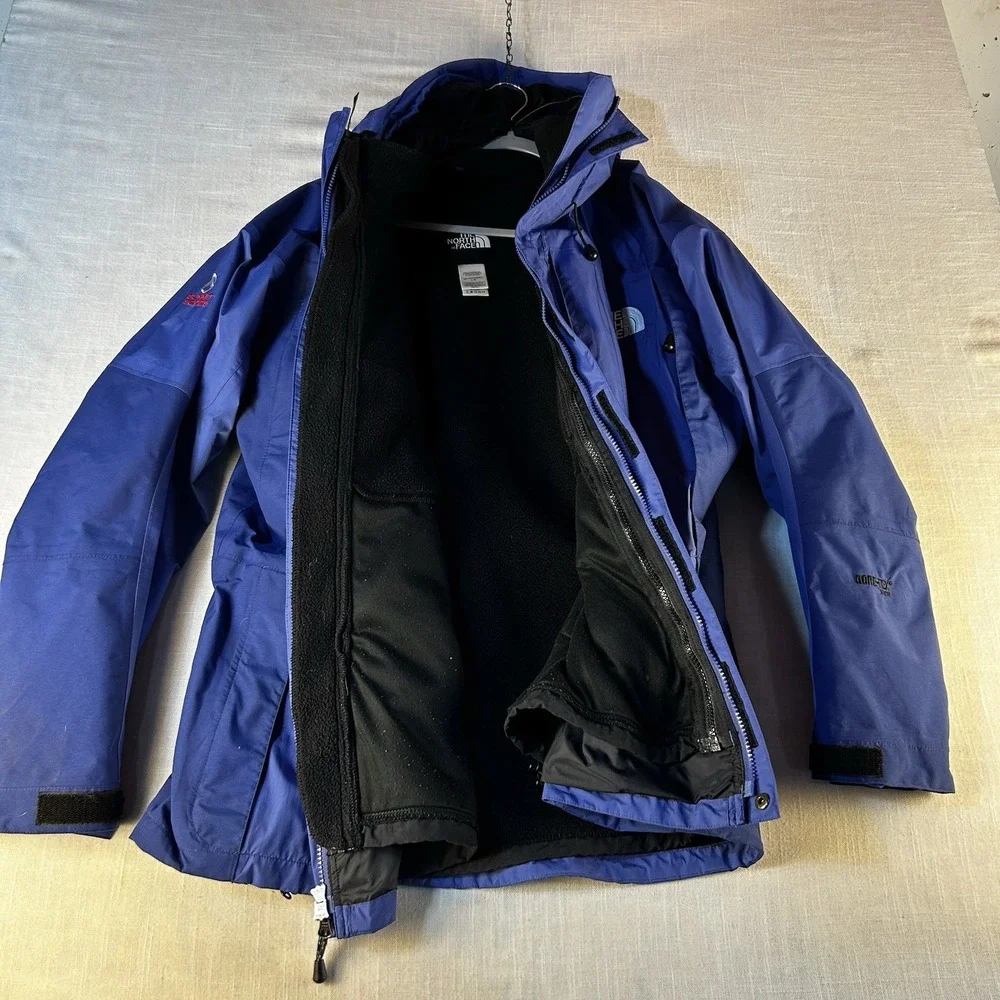 The North Face Gore Tex XCR Summit Series Jacket With Fleece Interior Men's Blue